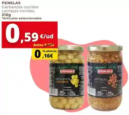 Supermercados Tu Alteza Penelas - garbanzos cocidos lentejas cocidas oferta
