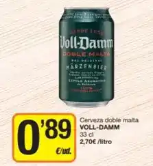 Economy Cash Voll-damm - cerveza doble malta oferta