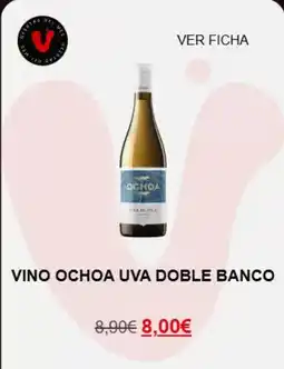 Vinalium Ochoa - vino uva doble banco oferta