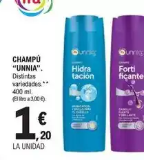 E.Leclerc Ifa unnia - champú oferta