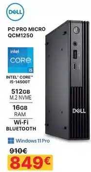 Dell - pc pro micro qcm1250