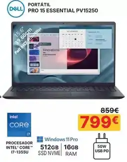 Dynos Informática Dell - procesador core i7-1355u oferta