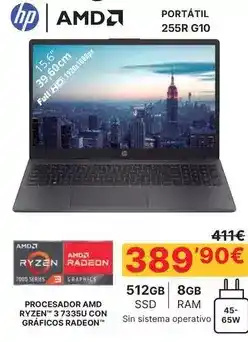 Dynos Informática Hp - portátil 255r g10 oferta