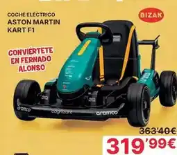 Dynos Informática Bizak - coche eléctrico aston martin kart f1 oferta