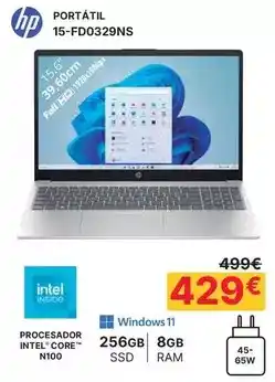 Dynos Informática Hp - portátil 15-fd0329ns oferta