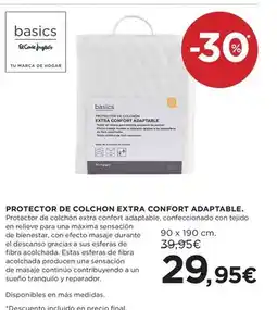 Hipercor Confort - protector de colchon extra adaptable oferta