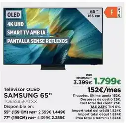 El Corte Inglés Samsung - televisor oled oferta