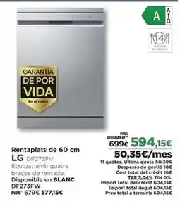 El Corte Inglés Lg - rentaplats de 60 cm oferta