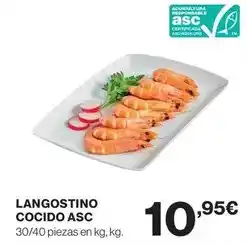 El Corte Inglés Langostino cocido asc oferta