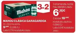 El Corte Inglés Mahou - clasica garagardoa oferta