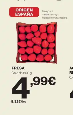 Hipercor Fresa oferta