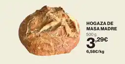 Hipercor Hogaza de masa madre oferta