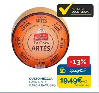 GARCÍA BAQUERO Queso mezcla cava artes