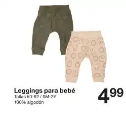 Zeeman Leggings para bebé oferta