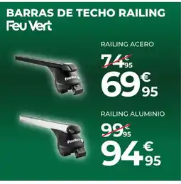Feu Vert FEU VERT Barras de techo railing oferta