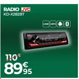 Feu Vert JVC Radio kd-x282bt oferta