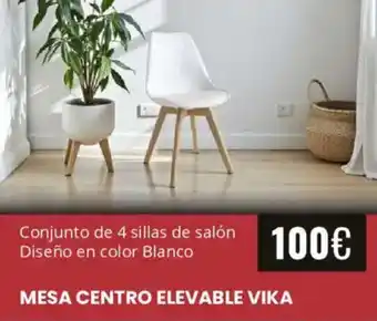 Conjunto de 4 sillas de salón