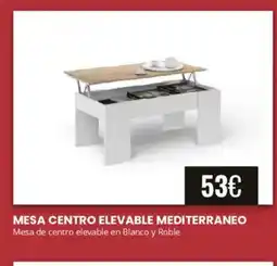 Atrapamuebles Mesa centro elevable mediterraneo oferta