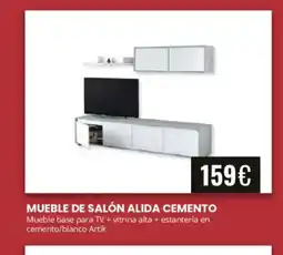 Atrapamuebles Mueble de salón alida cemento oferta