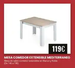 Atrapamuebles Mesa comedor extensible mediterraneo oferta