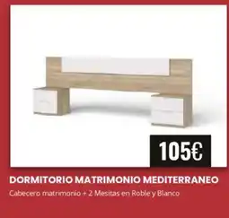 Atrapamuebles Dormitorio matrimonio mediterraneo oferta