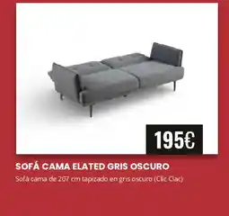 Atrapamuebles Sofá cama elated gris oscuro oferta