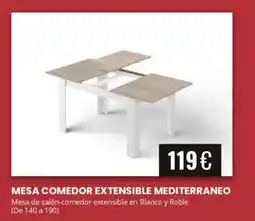 Atrapamuebles Mesa comedor extensible mediterraneo oferta