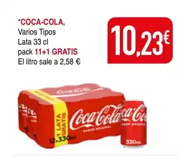 mYm supermercados COCA-COLA, Varios Tipos oferta