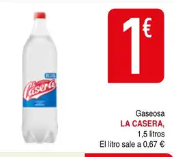 mYm supermercados LA CASERA Gaseosa oferta