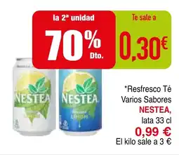 mYm supermercados NESTEA Resfresco Té Varios Sabores oferta