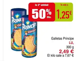mYm supermercados LU Galletas Principe oferta