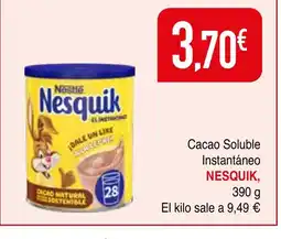 mYm supermercados NESQUIK Cacao Soluble Instantáneo oferta