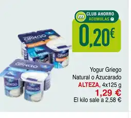 mYm supermercados ALTEZA Natural o Azucarado oferta