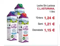 mYm supermercados C.L.ASTURIANA Leche Sin Lactosa oferta