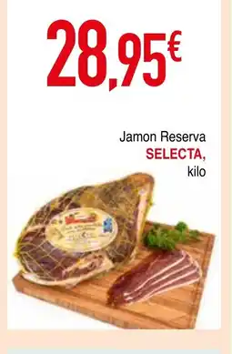 mYm supermercados SELECTA Jamon Reserva oferta