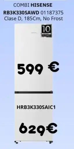 Master Cadena HISENSE Combi rb3k330sawd oferta