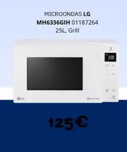 Master Cadena LG Microondas mh6336gih oferta