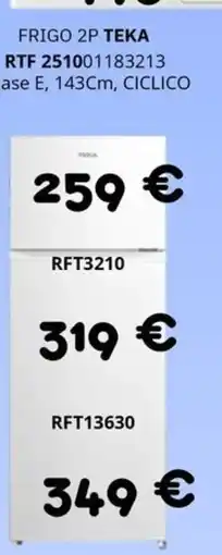 Master Cadena TEKA Frigo 2p rtf 25100 oferta