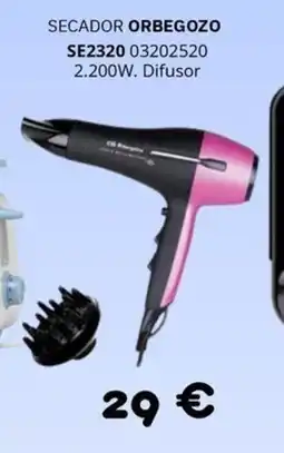 Master Cadena ORBEGOZO Secador se2320 oferta