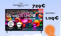 Master Cadena LG Tv 75ua75006la oferta