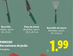 Lidl PARKSIDE Herramientas de jardín oferta