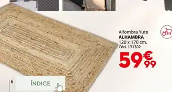 ALHAMBRA Alfombra Yute