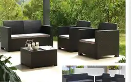 Conforama MAHINA Conjunto de Sofá 2 Plazas + 2 Sillones + Mesa de Centro oferta