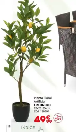 Conforama LIMONERO Planta Floral Artificial oferta