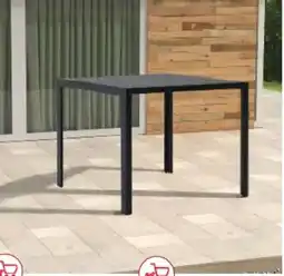Conforama SAGUNTO Mesa de Jardín Cuadrada Fija oferta
