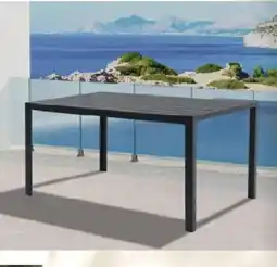 Conforama SAGUNTO Mesa de Jardín Rectangular Fija oferta