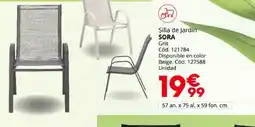 Conforama SORA Silla de Jardín oferta