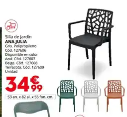 Conforama ANA JULIA Silla de Jardín oferta