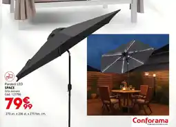 Conforama LED SPACE Parasol oferta