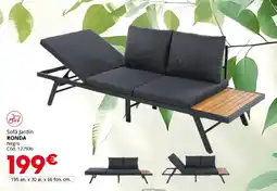 Conforama RONDA Sofá Jardín Negro oferta